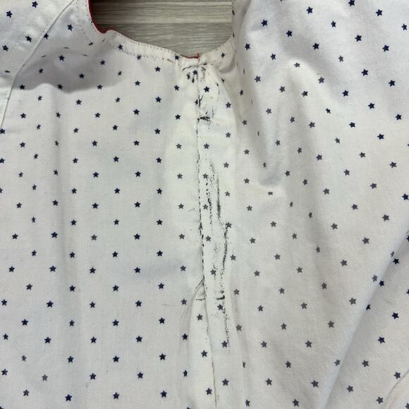 Vintage Wrangler Women’s Reversible Vest Red White Stars Fourth July Sz M - M197 - Picture 11 of 16